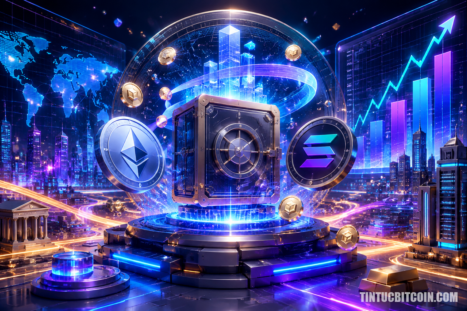 BlackRock ra mắt quỹ token hóa trên Ethereum và Solana - Tin Tức Bitcoin - Cập Nhật Tin Tức Coin Mới Nhất 24/7 2026 BlackRock ra mắt quỹ token hóa trên Ethereum và Solana