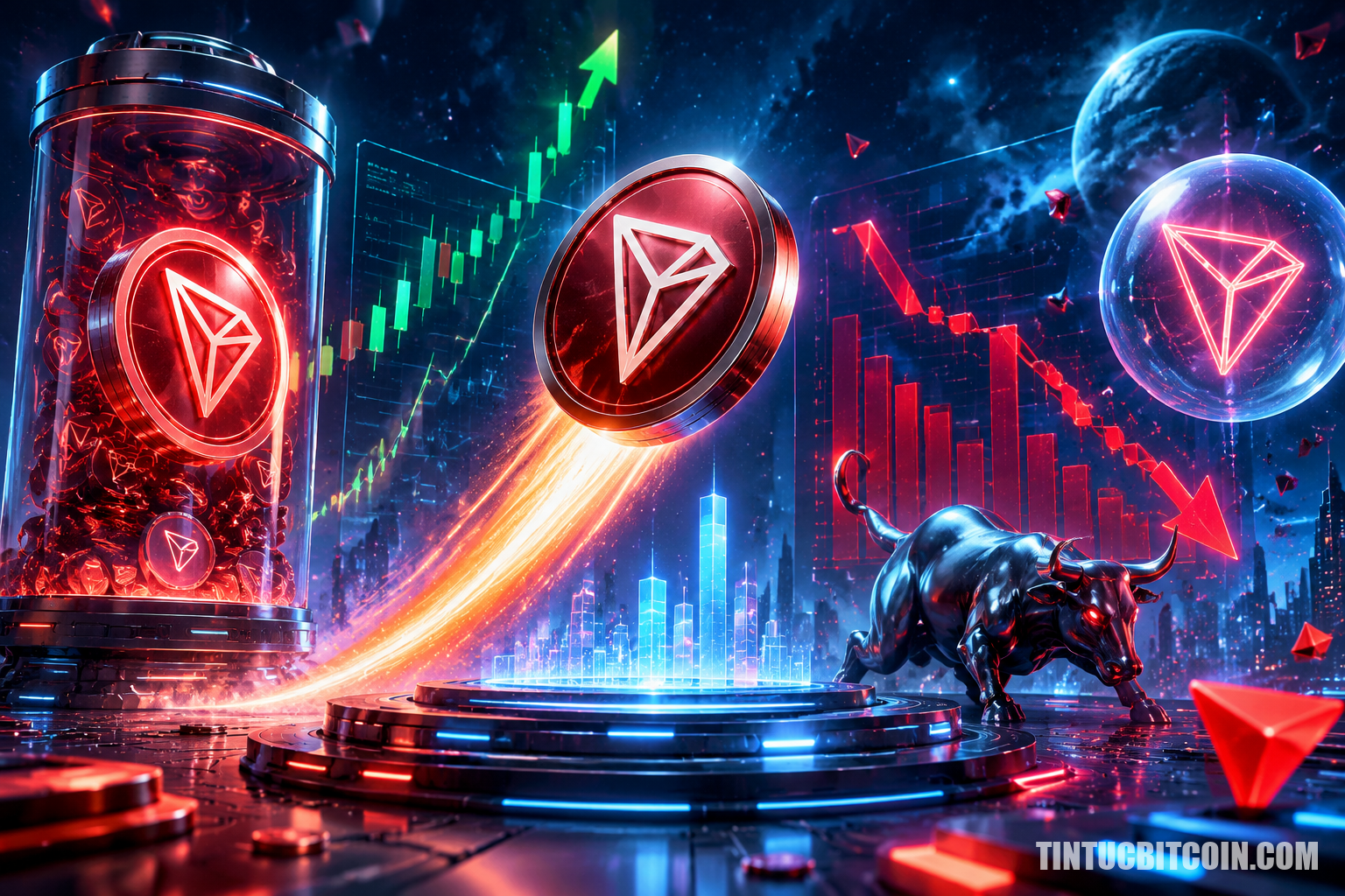 TRON chạm mốc 15 tỷ, áp lực mua giảm: TRX về 0,332 USD? - Tin Tức Bitcoin - Cập Nhật Tin Tức Coin Mới Nhất 24/7 2026 TRON chạm mốc 15 tỷ, áp lực mua giảm: TRX về 0,332 USD?