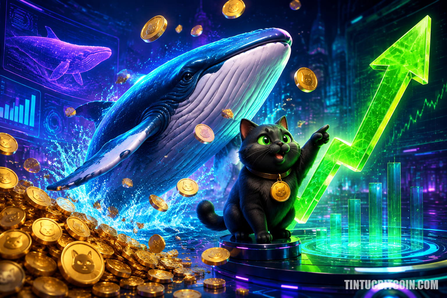 Cá voi mua 16 triệu token, CASHCAT tăng 22%: 0,108 USD tiếp theo? - Tin Tức Bitcoin - Cập Nhật Tin Tức Coin Mới Nhất 24/7 2026 Cá voi mua 16 triệu token, CASHCAT tăng 22%: 0,108 USD tiếp theo?