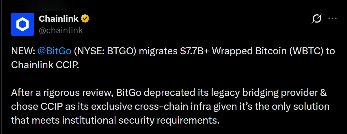 Chainlink hút vốn tổ chức, 1,3 triệu LINK rời sàn có đẩy giá? - Tin Tức Bitcoin - Cập Nhật Tin Tức Coin Mới Nhất 24/7 2026