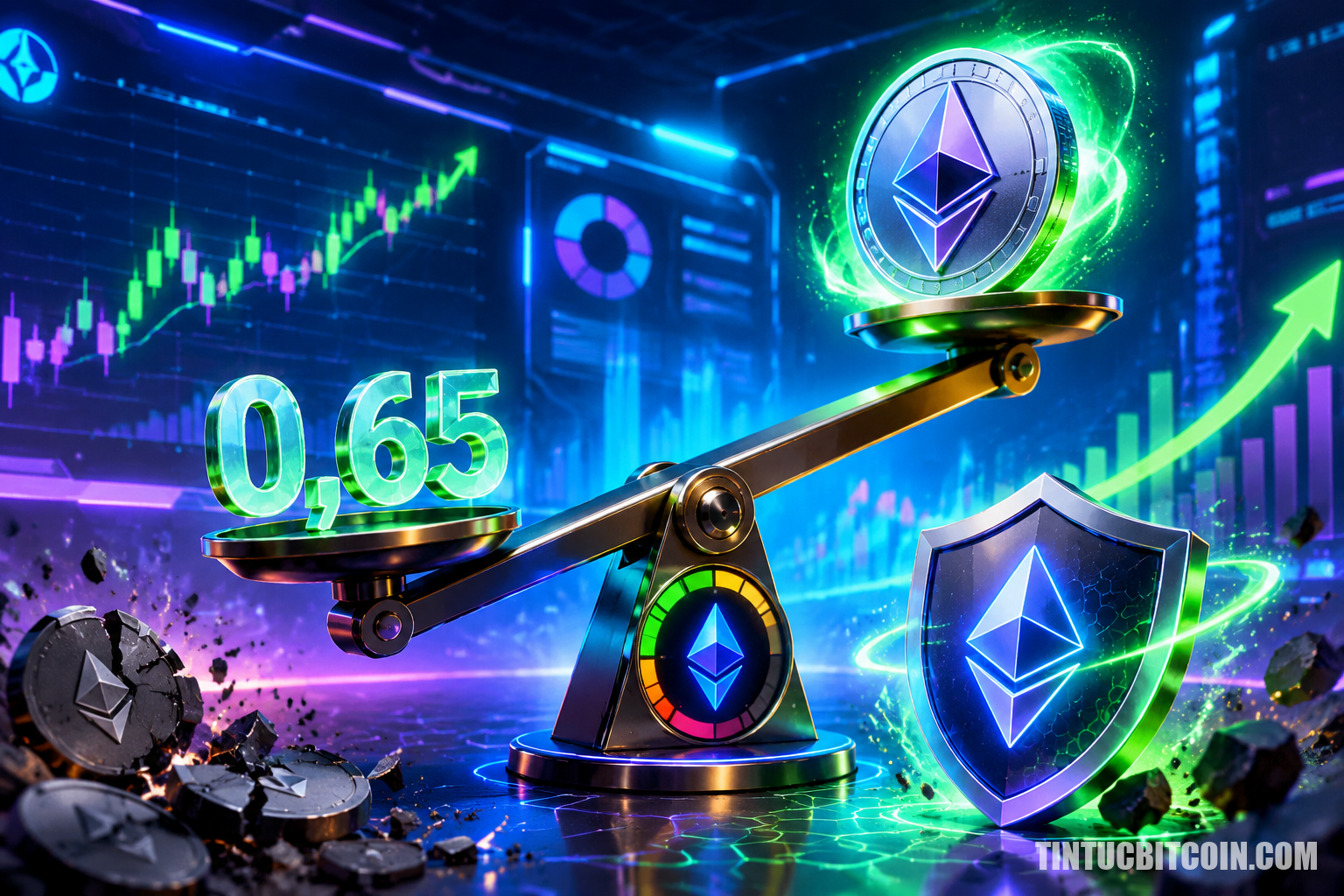 Đòn bẩy ETH tăng lên 0,65 – ETH có tránh chuỗi thanh lý? - Tin Tức Bitcoin - Cập Nhật Tin Tức Coin Mới Nhất 24/7 2026 Đòn bẩy ETH tăng lên 0,65 – ETH có tránh chuỗi thanh lý?