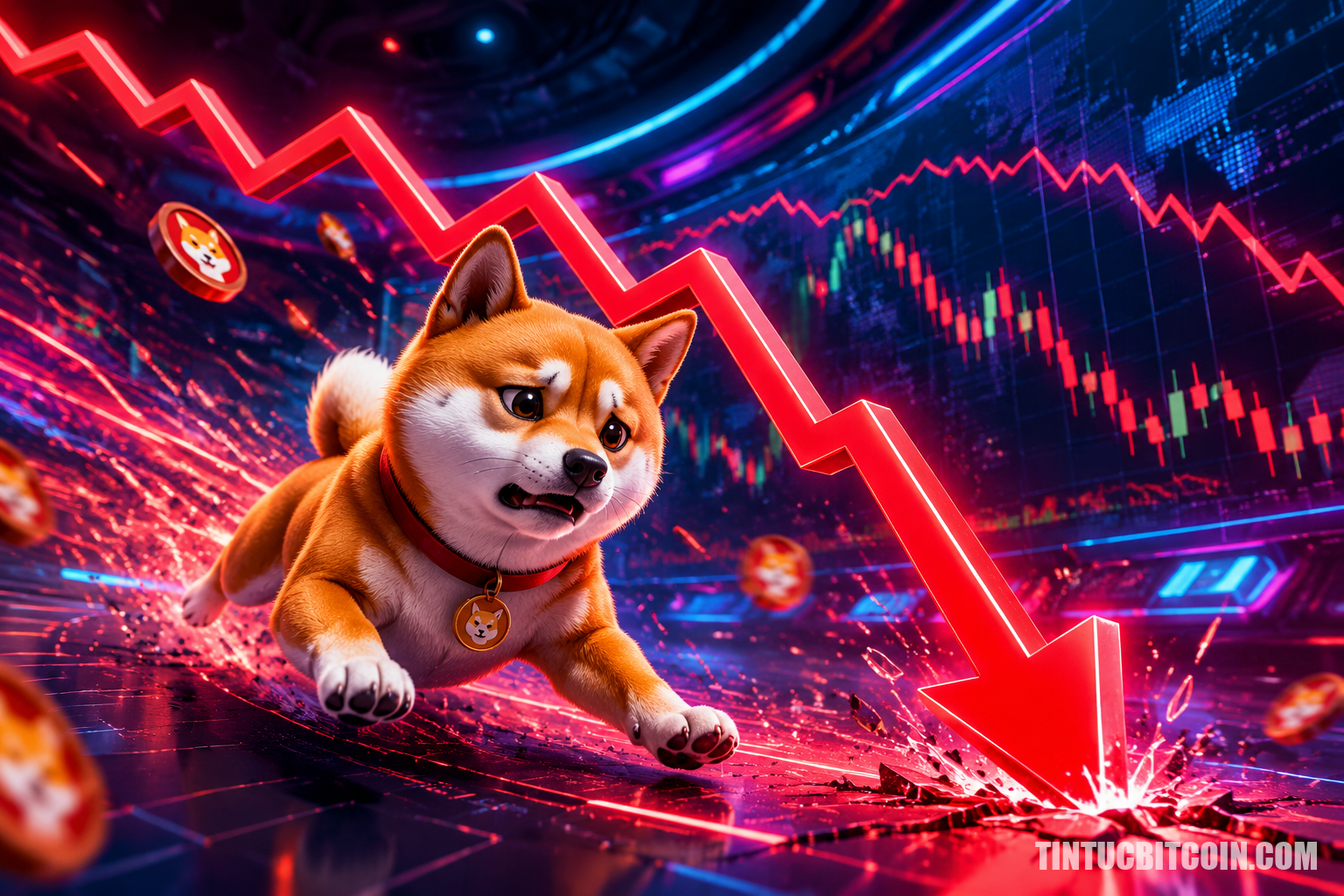 Shiba Inu đối mặt nguy cơ giảm sâu khi đà giảm tăng tốc - Tin Tức Bitcoin - Cập Nhật Tin Tức Coin Mới Nhất 24/7 2026 Shiba Inu đối mặt nguy cơ giảm sâu khi đà giảm tăng tốc