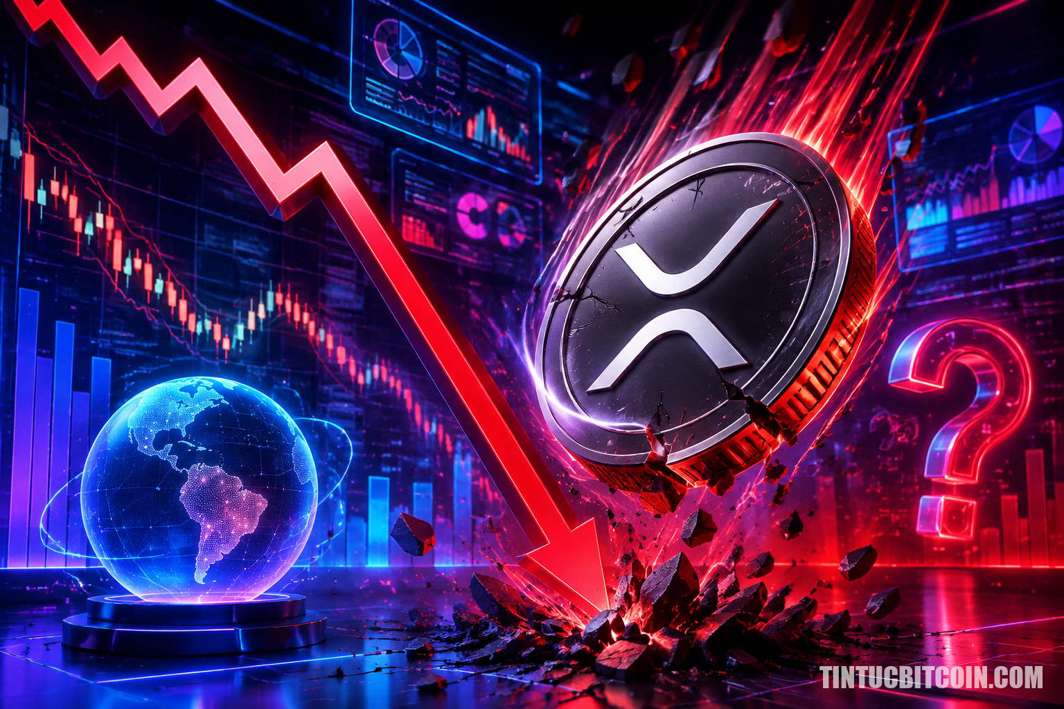 XRP lao dốc xuống mức thấp nhất năm 2024, giá còn giảm? - Tin Tức Bitcoin - Cập Nhật Tin Tức Coin Mới Nhất 24/7 2026 XRP lao dốc xuống mức thấp nhất năm 2024, giá còn giảm?