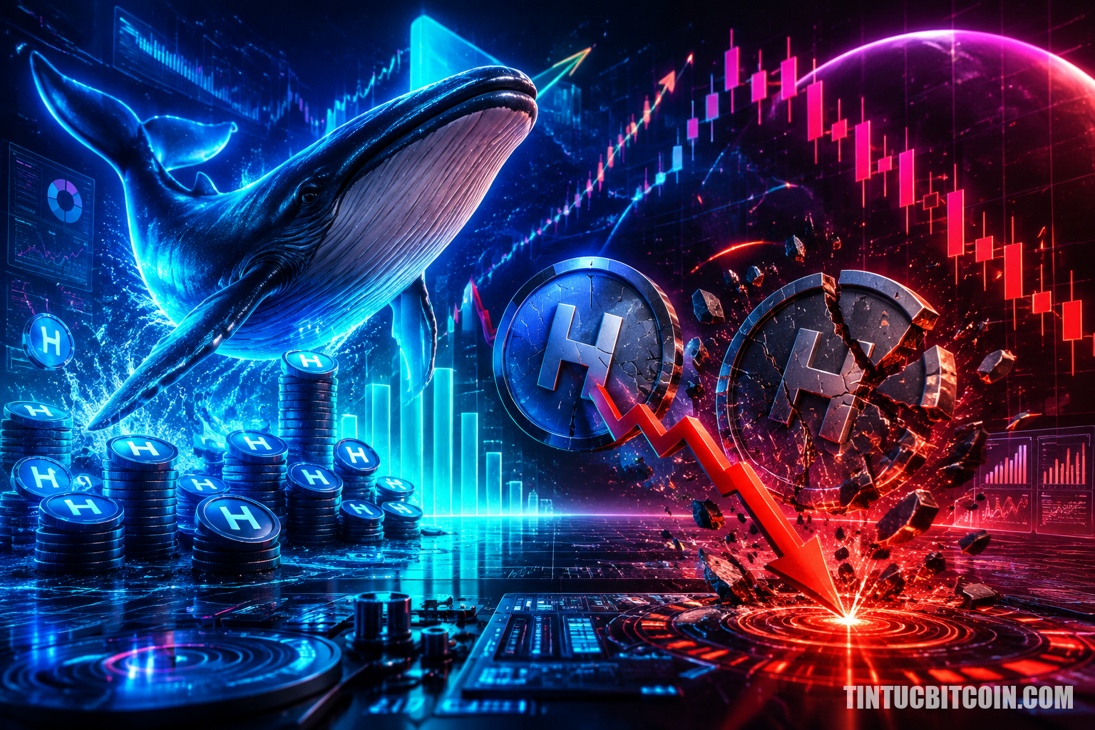 Cá voi tăng nắm giữ, H đối mặt nguy cơ giảm về 0,33 USD - Tin Tức Bitcoin - Cập Nhật Tin Tức Coin Mới Nhất 24/7 2026 Cá voi tăng nắm giữ, H đối mặt nguy cơ giảm về 0,33 USD
