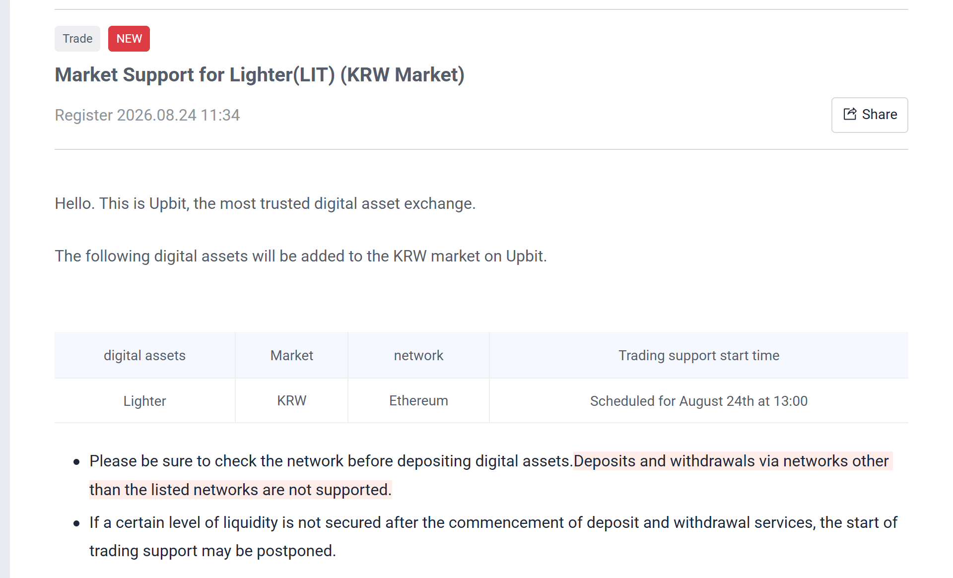 Lighter tăng 20%, liệu LIT có thể đạt 4 USD? - Tin Tức Bitcoin - Cập Nhật Tin Tức Coin Mới Nhất 24/7 2026 Lighter tăng 20%, liệu LIT có thể đạt 4 USD? - Tin Tức Bitcoin - Cập Nhật Tin Tức Coin Mới Nhất 24/7 2026