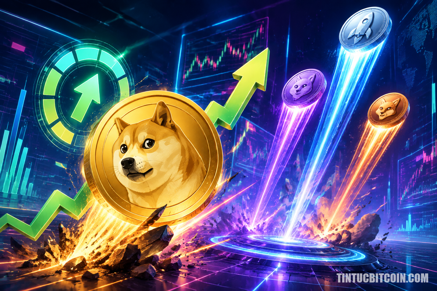 Dogecoin tăng 33% nhưng vẫn chưa phải đồng tiền tăng mạnh nhất - Tin Tức Bitcoin - Cập Nhật Tin Tức Coin Mới Nhất 24/7 2026 Dogecoin tăng 33% nhưng vẫn chưa phải đồng tiền tăng mạnh nhất