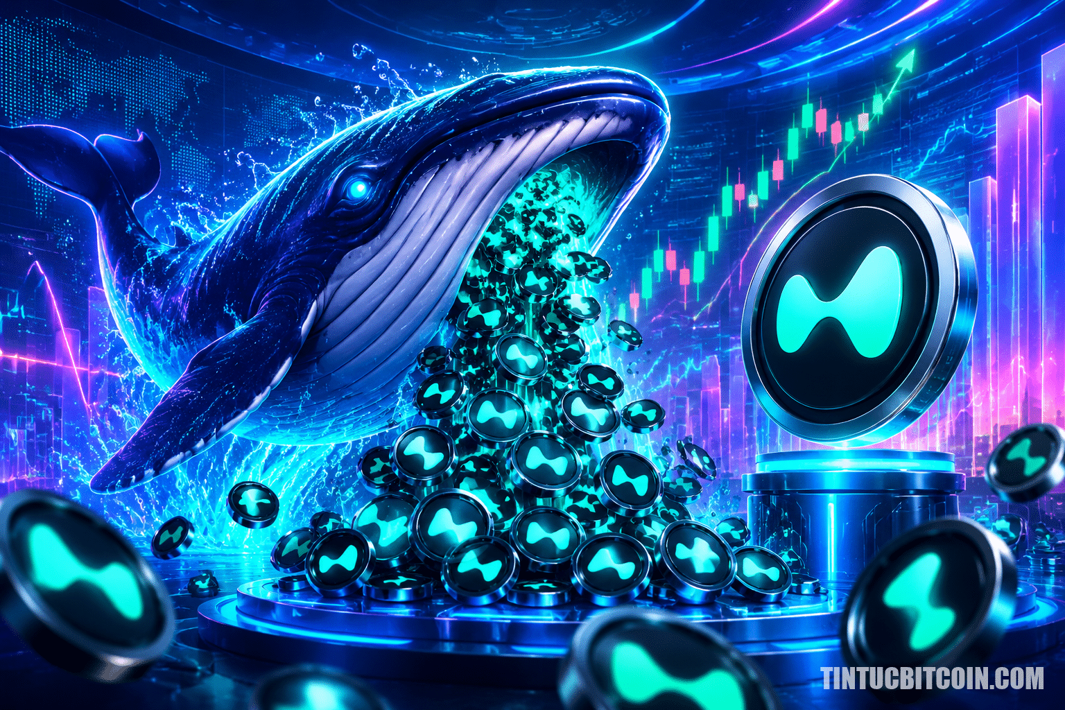 Cá voi xả 1,95 triệu HYPE, giá token giữ gần 57 USD - Tin Tức Bitcoin - Cập Nhật Tin Tức Coin Mới Nhất 24/7 2026 Cá voi xả 1,95 triệu HYPE, giá token giữ gần 57 USD