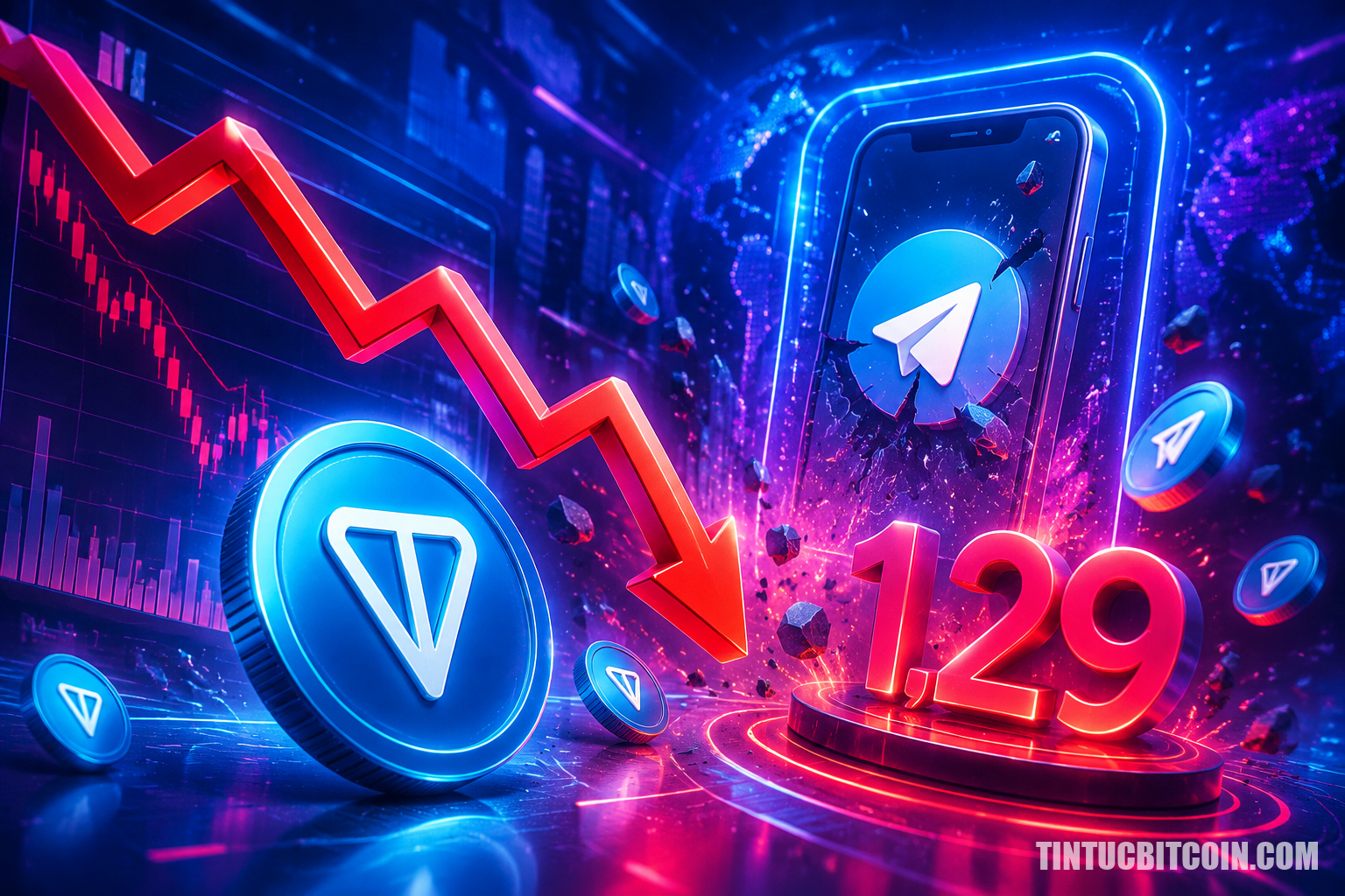 GRAM giảm còn 1,29 USD khi Telegram biến mất khỏi App Store - Tin Tức Bitcoin - Cập Nhật Tin Tức Coin Mới Nhất 24/7 2026 GRAM giảm còn 1,29 USD khi Telegram biến mất khỏi App Store