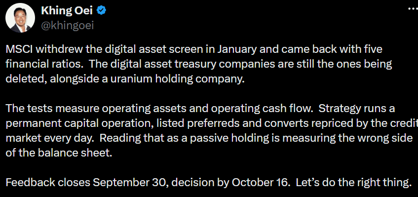 Strategy MSCI