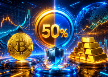 Tương quan Bitcoin với vàng đạt 50%, giữ được vị thế trú ẩn?