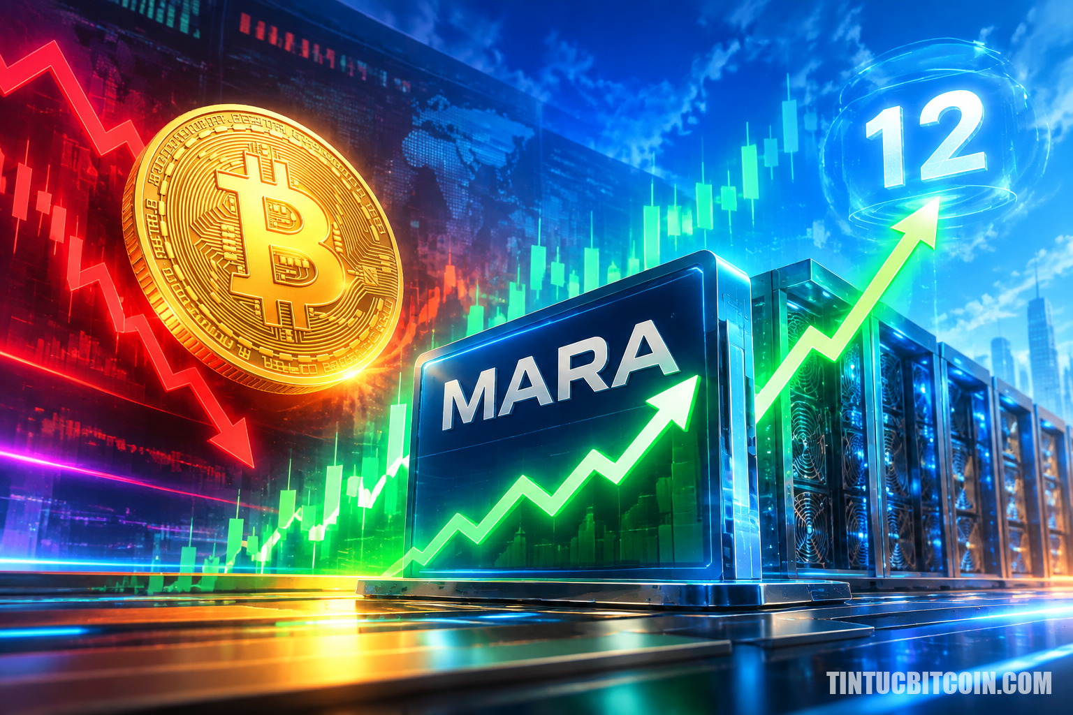 Cổ phiếu MARA tăng khi Bitcoin giảm, vẫn thử mốc 12 USD - Tin Tức Bitcoin - Cập Nhật Tin Tức Coin Mới Nhất 24/7 2026 Cổ phiếu MARA tăng khi Bitcoin giảm, vẫn thử mốc 12 USD