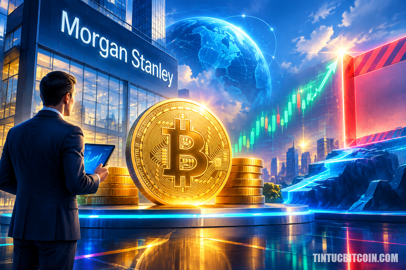 Morgan Stanley mua 50,6 triệu USD BTC, đà lên 82.000 USD gặp rào cản - Tin Tức Bitcoin - Cập Nhật Tin Tức Coin Mới Nhất 24/7 2026 Morgan Stanley mua 50,6 triệu USD BTC, đà lên 82.000 USD gặp rào cản