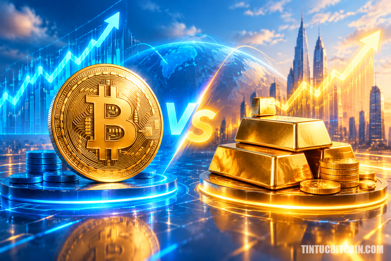 Bitcoin hay vàng: 10.000 USD sẽ sinh lời hơn trong cú sốc vĩ mô tới? - Tin Tức Bitcoin - Cập Nhật Tin Tức Coin Mới Nhất 24/7 2026 Bitcoin hay vàng: 10.000 USD sẽ sinh lời hơn trong cú sốc vĩ mô tới?