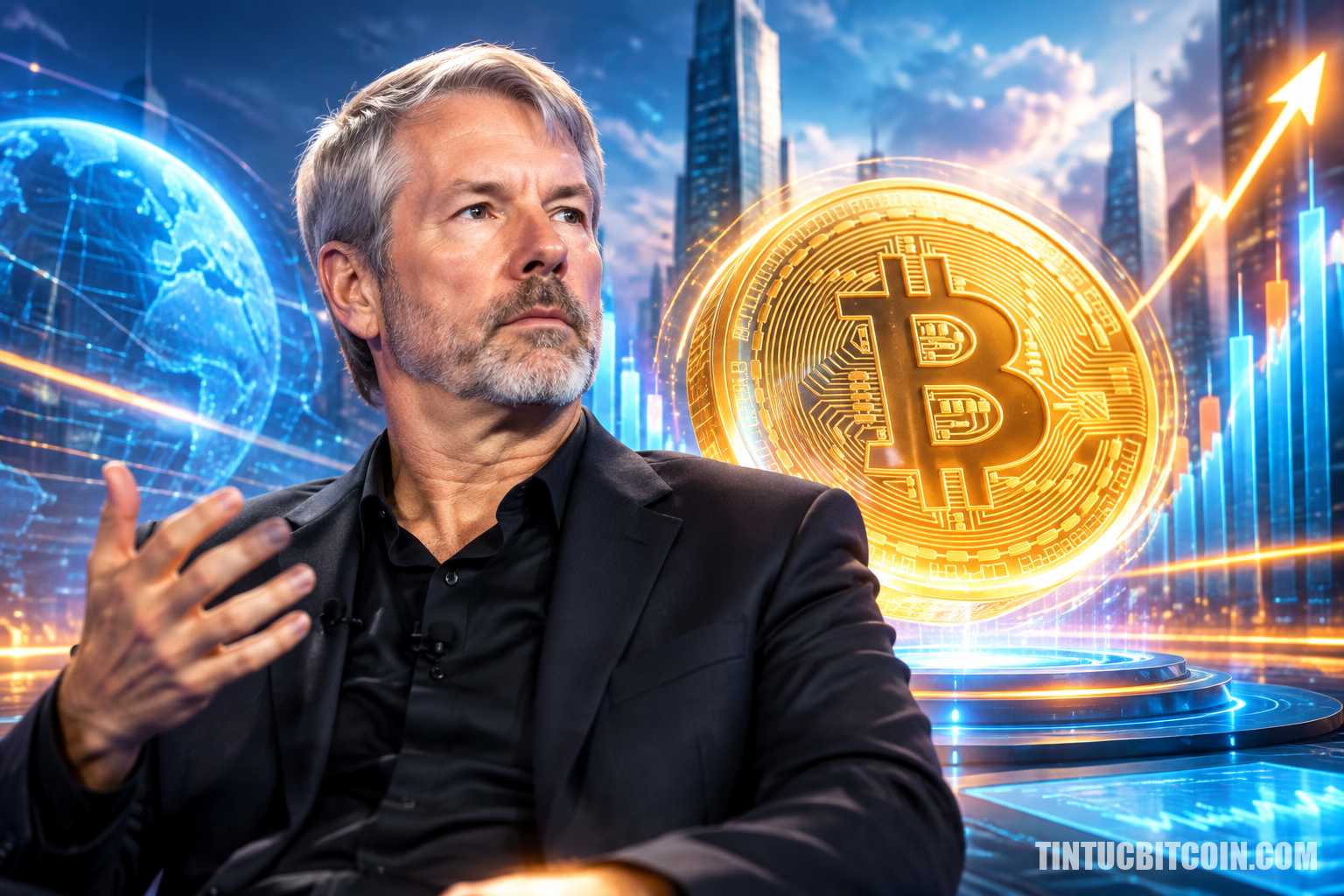 Michael Saylor gọi Bitcoin là vốn kỹ thuật số, nhưng có thử thách - Tin Tức Bitcoin - Cập Nhật Tin Tức Coin Mới Nhất 24/7 2026 Michael Saylor gọi Bitcoin là vốn kỹ thuật số, nhưng có thử thách