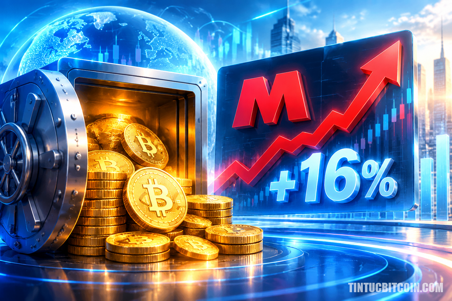 Kho bạc 845.000 BTC giúp cổ phiếu MSTR tăng 16% - Tin Tức Bitcoin - Cập Nhật Tin Tức Coin Mới Nhất 24/7 2026 Kho bạc 845.000 BTC giúp cổ phiếu MSTR tăng 16%