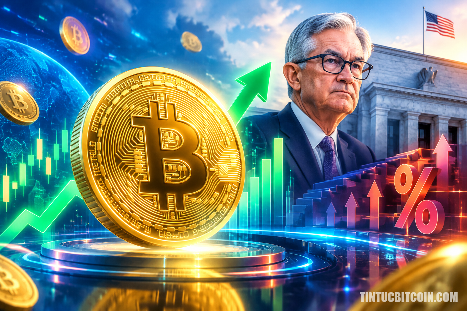 Bitcoin bật 9% từ 74.000 USD dù Fed tăng lãi suất - Tin Tức Bitcoin - Cập Nhật Tin Tức Coin Mới Nhất 24/7 2026 Bitcoin bật 9% từ 74.000 USD dù Fed tăng lãi suất