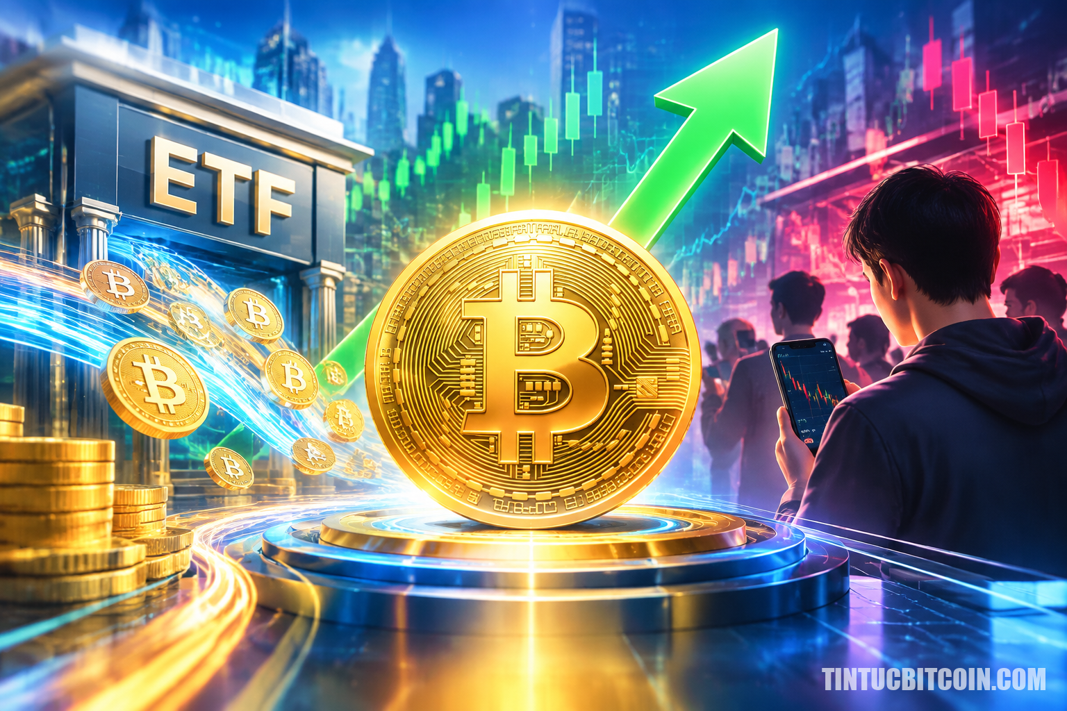 Bitcoin có giữ đà tăng khi ETF hút vốn dương, bán lẻ đã bán? - Tin Tức Bitcoin - Cập Nhật Tin Tức Coin Mới Nhất 24/7 2026 Bitcoin có giữ đà tăng khi ETF hút vốn dương, bán lẻ đã bán?