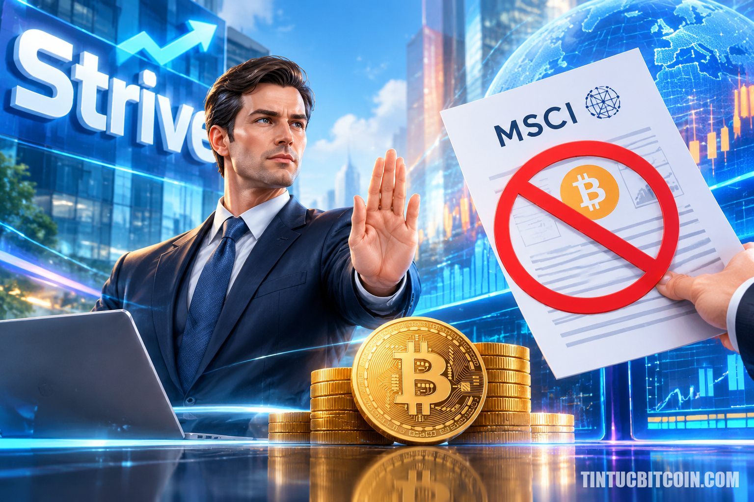 Strive phản đối đề xuất của MSCI loại công ty nắm giữ Bitcoin - Tin Tức Bitcoin - Cập Nhật Tin Tức Coin Mới Nhất 24/7 2026 Strive phản đối đề xuất của MSCI loại công ty nắm giữ Bitcoin