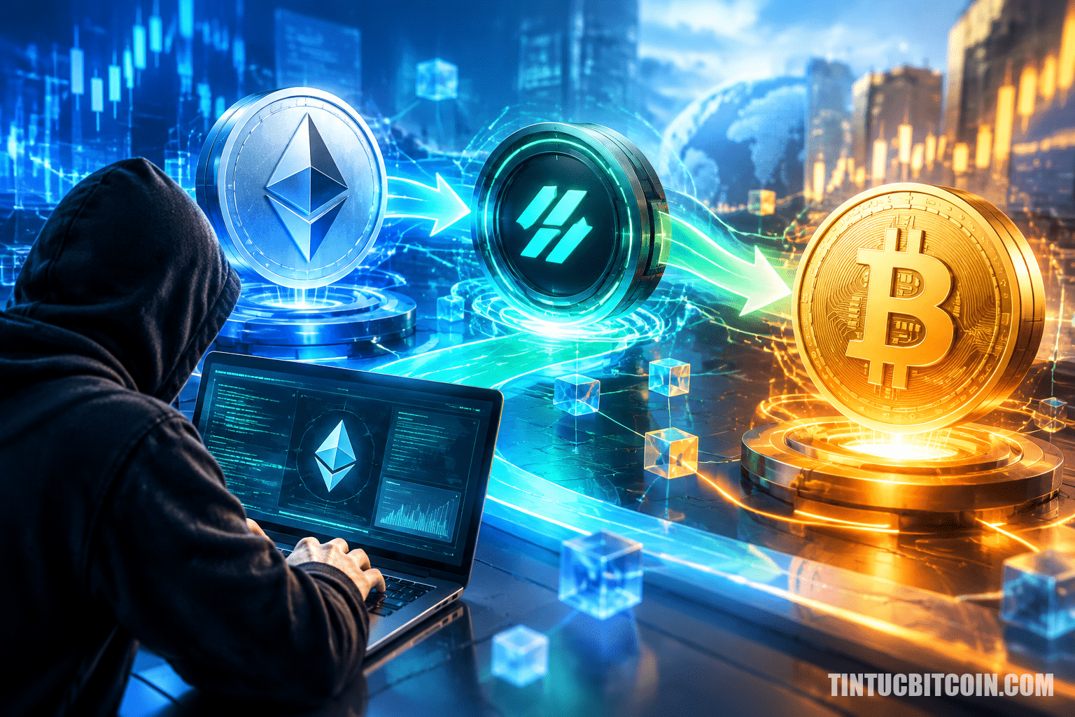 Tin tặc Bitget đổi Ethereum sang Bitcoin qua THORChain: Vì sao? - Tin Tức Bitcoin - Cập Nhật Tin Tức Coin Mới Nhất 24/7 2026 Tin tặc Bitget đổi Ethereum sang Bitcoin qua THORChain: Vì sao?