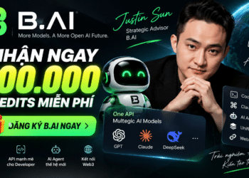 B.AI là gì? Cách nhận miễn phí 300.000 Credits và nền tảng AI có dấu ấn Justin Sun