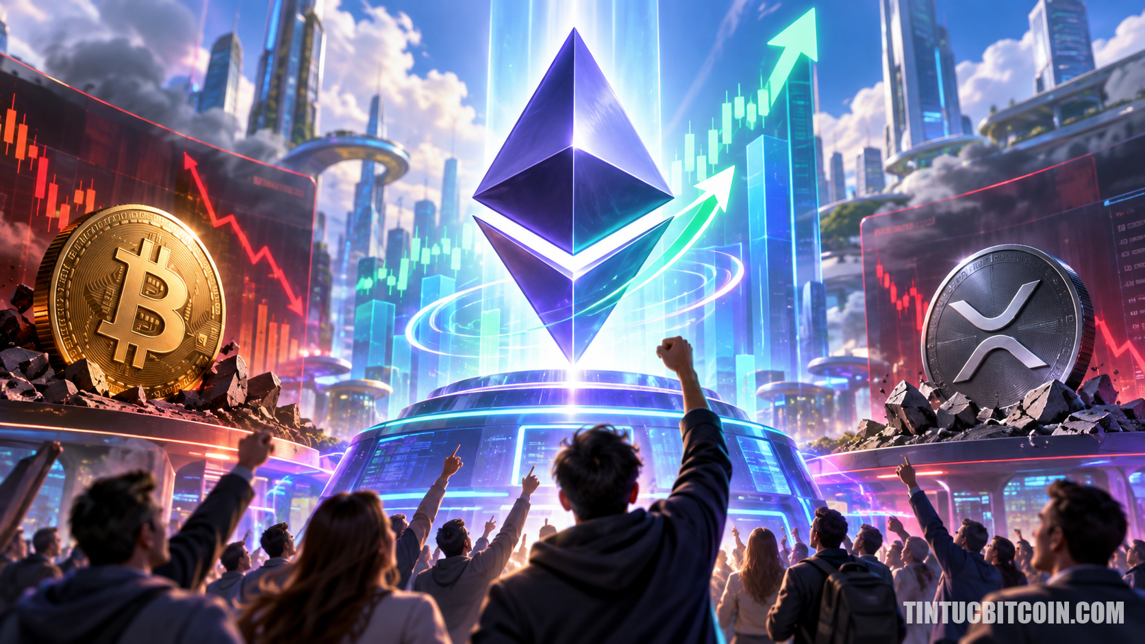 FOMO Ethereum tăng khi tâm lý với Bitcoin và XRP suy yếu - Tin Tức Bitcoin - Cập Nhật Tin Tức Coin Mới Nhất 24/7 2026 FOMO Ethereum tăng khi tâm lý với Bitcoin và XRP suy yếu