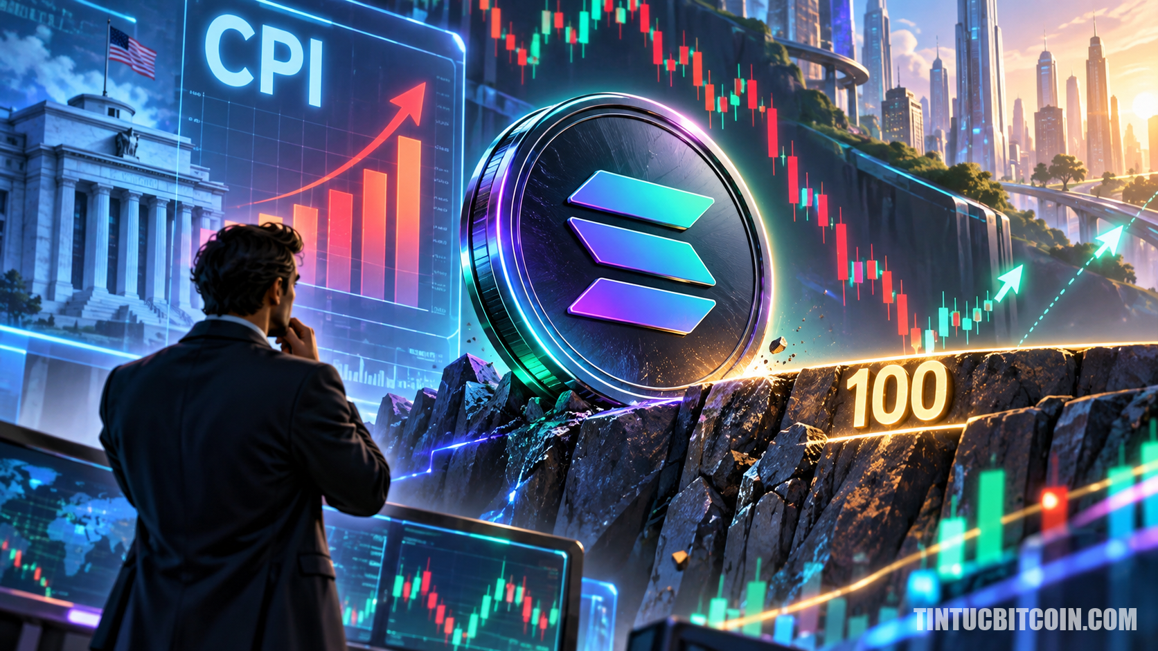 Cú sốc CPI làm khó Solana khi kiểm định mốc 100 USD - Tin Tức Bitcoin - Cập Nhật Tin Tức Coin Mới Nhất 24/7 2026 Cú sốc CPI làm khó Solana khi kiểm định mốc 100 USD