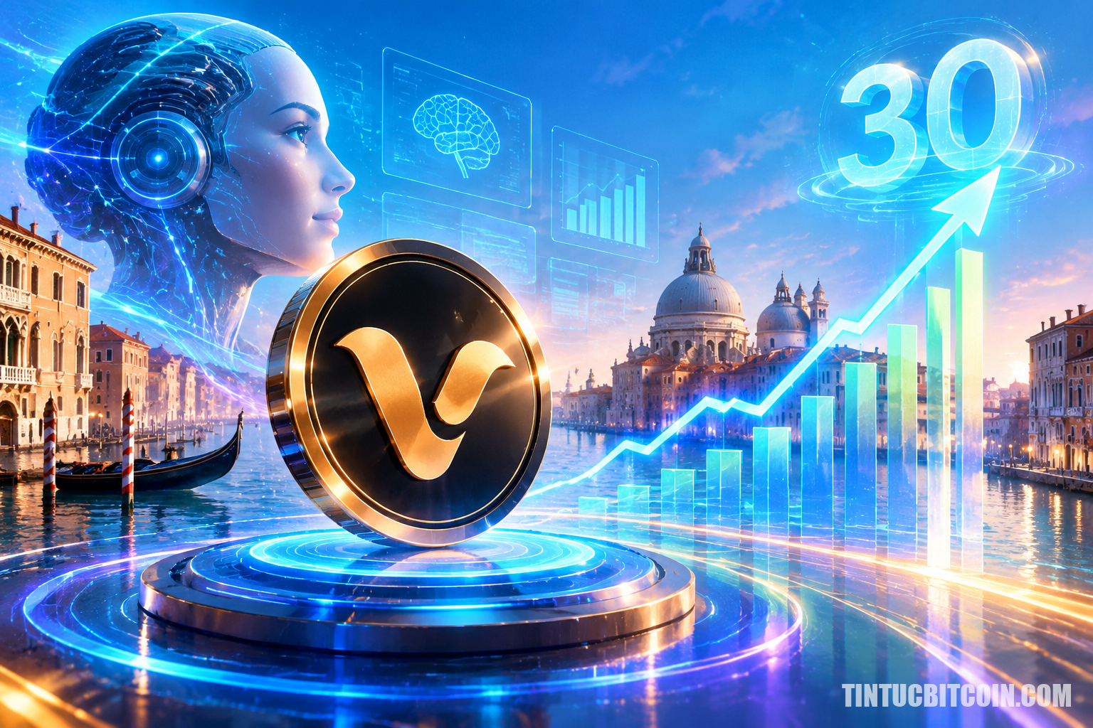 Venice Token mở rộng AI có thể đẩy giá VVV hướng tới 30 USD - Tin Tức Bitcoin - Cập Nhật Tin Tức Coin Mới Nhất 24/7 2026 Venice Token mở rộng AI có thể đẩy giá VVV hướng tới 30 USD