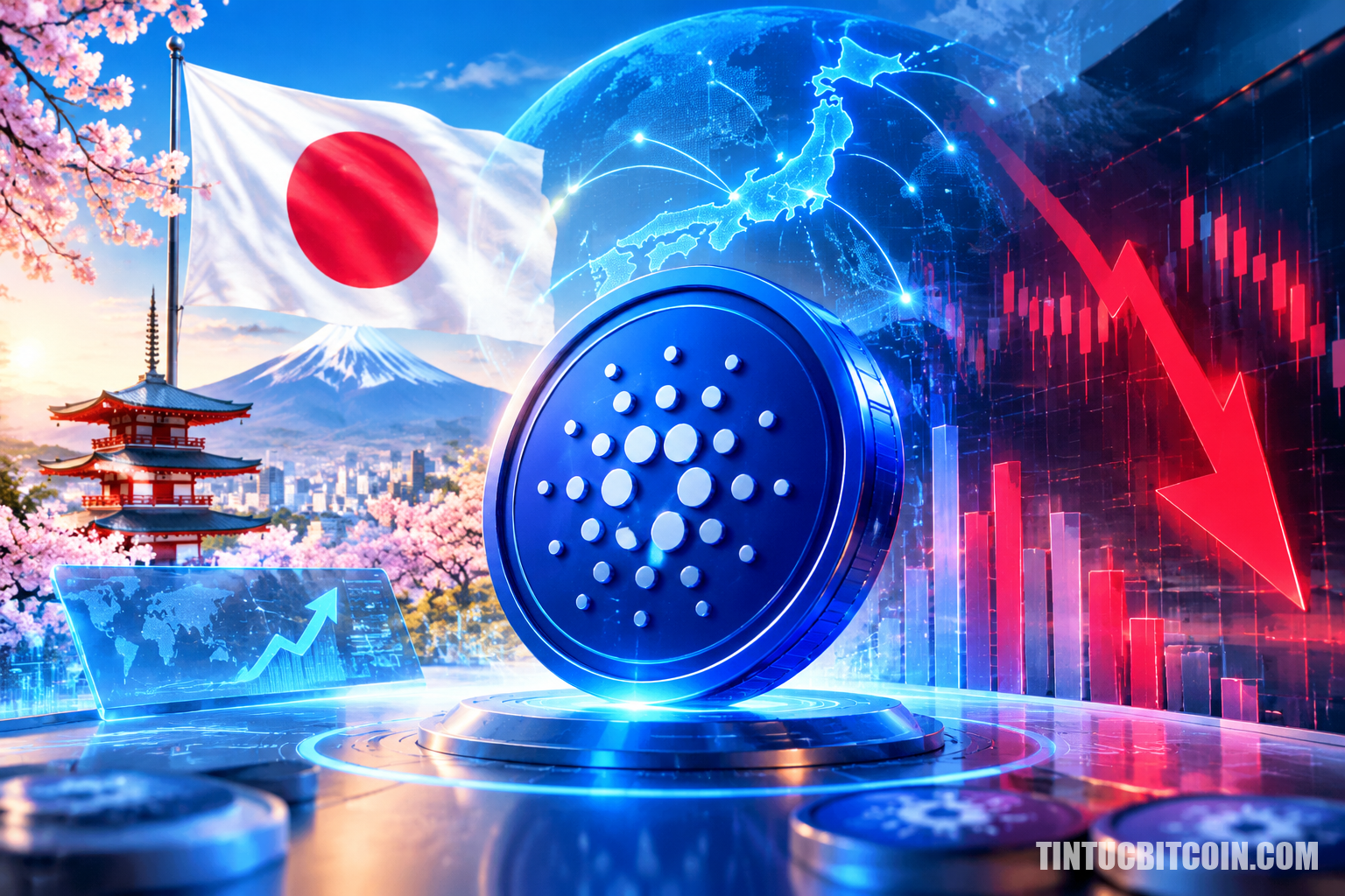 Cardano mở rộng tại Nhật Bản, vì sao giá ADA giảm 4%? - Tin Tức Bitcoin - Cập Nhật Tin Tức Coin Mới Nhất 24/7 2026 Cardano mở rộng tại Nhật Bản, vì sao giá ADA giảm 4%?